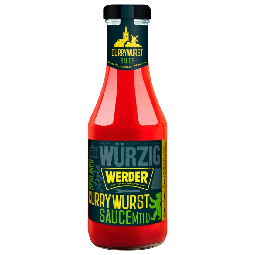 Werder Feinkost Berliner Currywurst Sauce 450ml